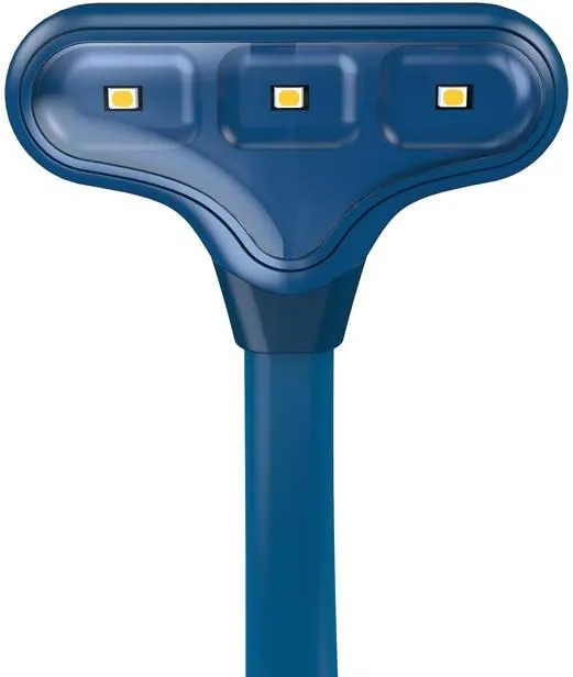 The Original Mighty Bright NuFlex Rechargeable Book Light, 35 Lumens of Warm Eye-Care Light, 3 Brightness Levels, 24 Hours of Battery Life, Durable, Flexible (Midnight Blue)