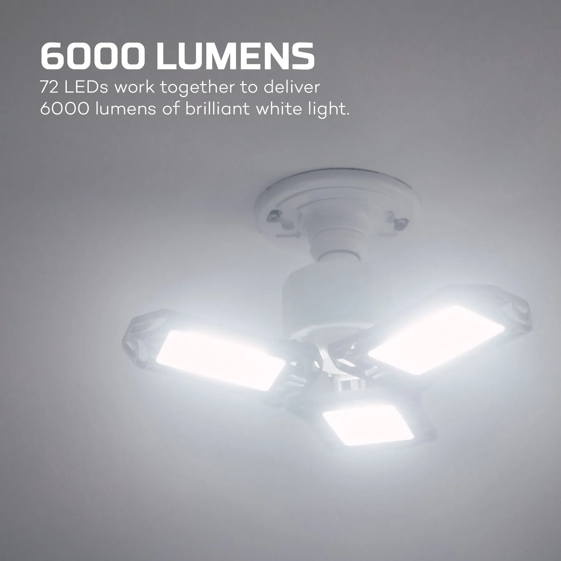 The Ultra-Bright 6,000 Lumen Garage Light