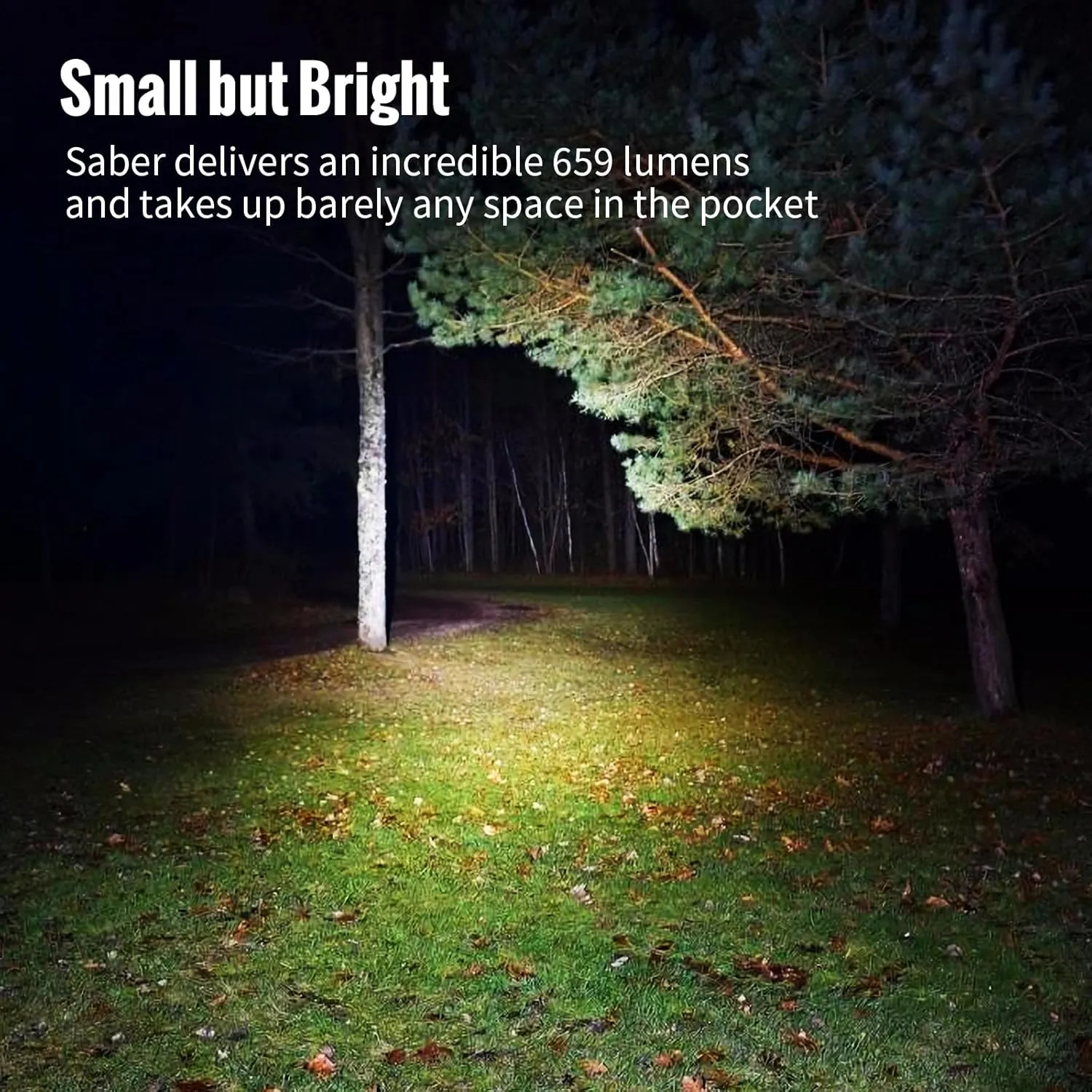 ThruNite Saber 659 Lumens Small EDC Flashlight AA Rechargeable, High Performance SST20 LED Mini Pocket Flashlight with Clip