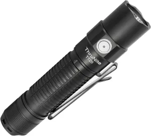 ThruNite TT20 Flashlight, 2010 High Lumens, 305 Meters Long Beam Distance, USB-C Rechargeable Flashlights with Dual-Switch (Black- Cool White)