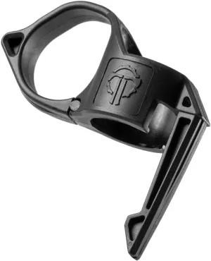 Thyrm Switchback Large 2.0 Flashlight Ring (Non-Dual Fuel Version) Finger Release Ring with Pocket Clip for Many 1-inch Diameter Lights, Made in USA