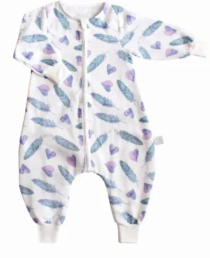 toddler Muslin Original 100% Cotton Sleeping Sack Sleep Bag with legs Baby Wearable Blankets Long Sleeves 1-4T
