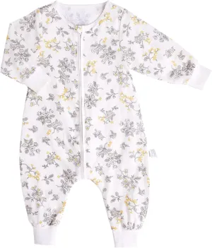 toddler Muslin Original 100% Cotton Sleeping Sack Sleep Bag with legs Baby Wearable Blankets Long Sleeves 1-4T