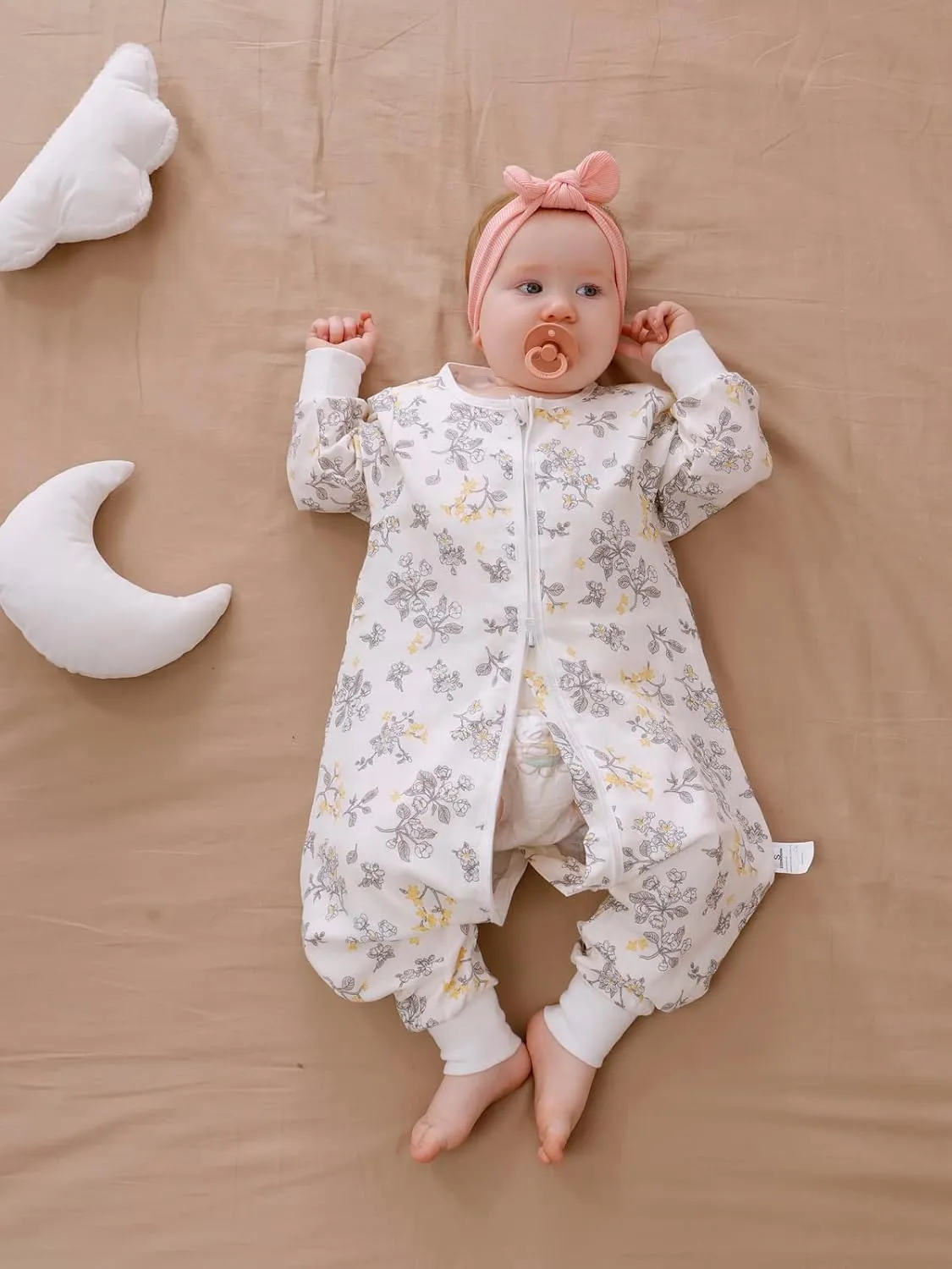 toddler Muslin Original 100% Cotton Sleeping Sack Sleep Bag with legs Baby Wearable Blankets Long Sleeves 1-4T
