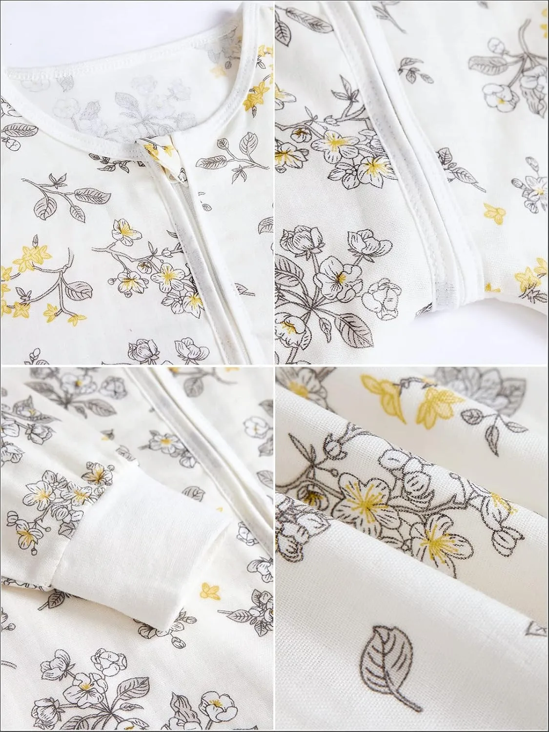 toddler Muslin Original 100% Cotton Sleeping Sack Sleep Bag with legs Baby Wearable Blankets Long Sleeves 1-4T