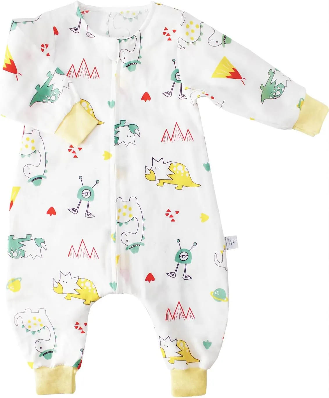 toddler Muslin Original 100% Cotton Sleeping Sack Sleep Bag with legs Baby Wearable Blankets Long Sleeves 1-4T
