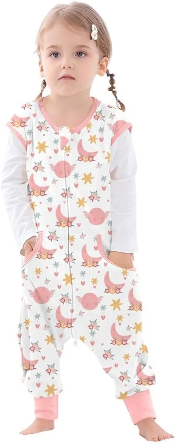 Toddler Sleeping Sack with Feet, Walker Sleep Sack, 0.5Tog