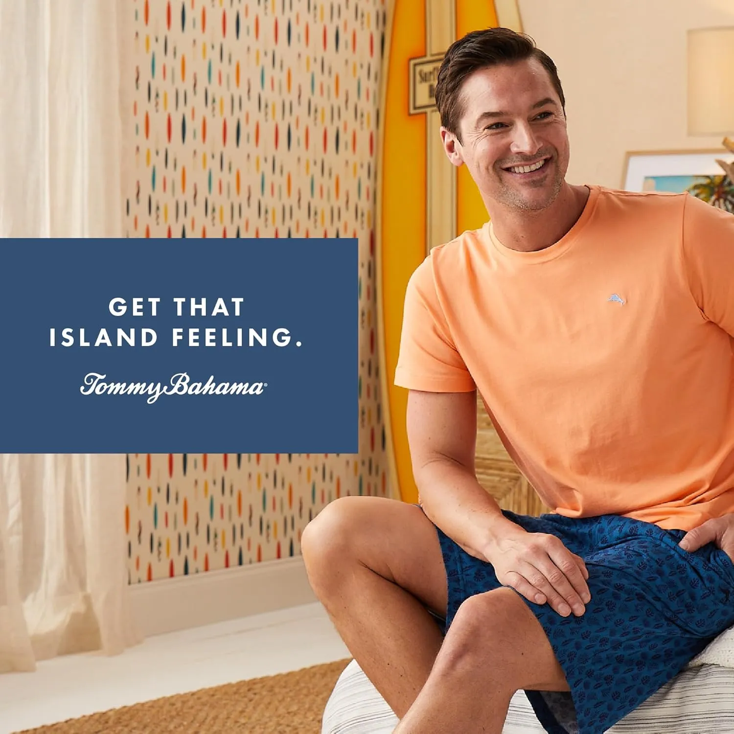 Tommy Bahama - Men's Essential 2 Pack T Shirts, Short Sleeve Crew Neck Stretch Jersey Top for Sleep or Lounge