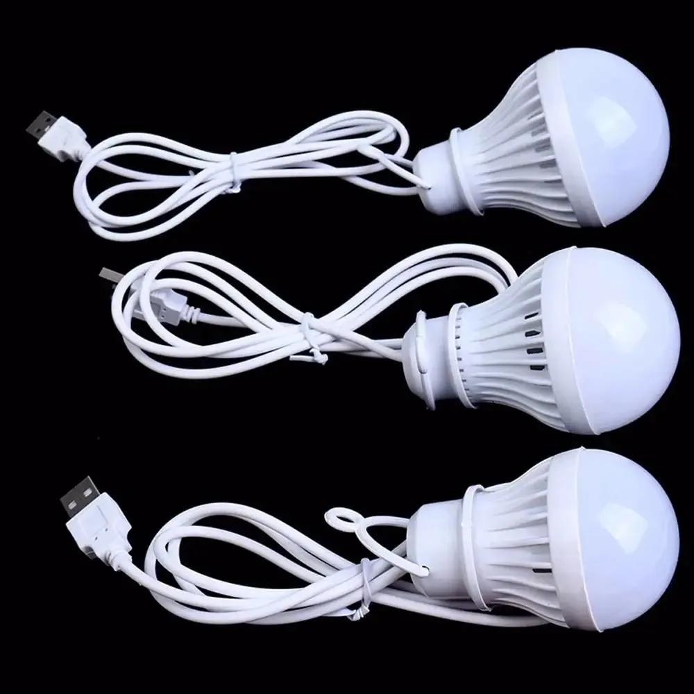 Tool 3W/5W/7W Camping Lantern Portable Tent Light Travel Lighting 1.2m USB Bulb Lantern Camping Lights USB Lamp Tent Lights