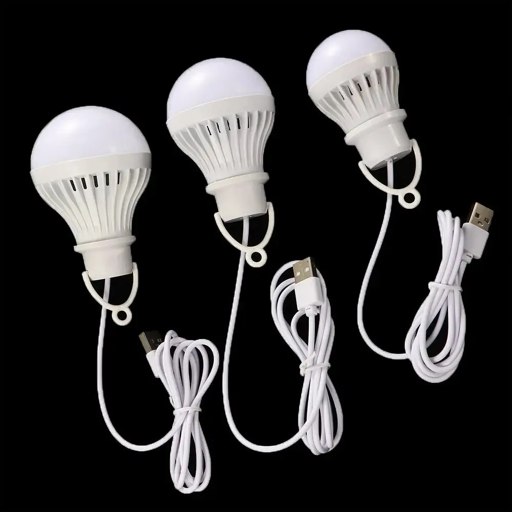 Tool 3W/5W/7W Camping Lantern Portable Tent Light Travel Lighting 1.2m USB Bulb Lantern Camping Lights USB Lamp Tent Lights