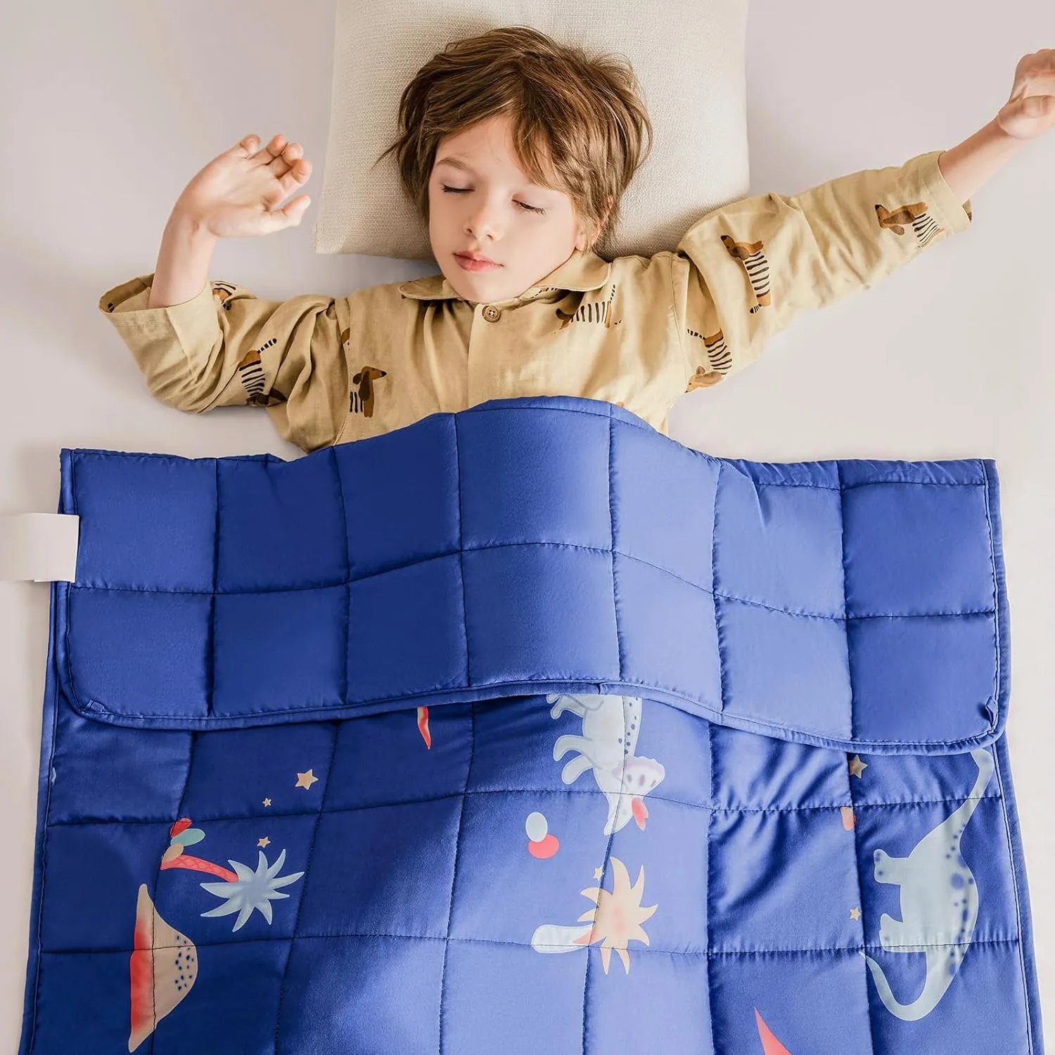 Topcee Weighted Blanket (3lbs 36"x48") Heavy Weighted Blanket Cooling Blanket for Sleeping Perfect for 20-40 lbs,Throw Size Breathable Blanket with Premium Glass Bead