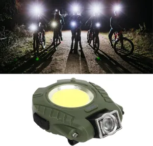 Topyond Cob Keychain Work Light LED Clip On Hat Lamp with Bottle Opener Compact and Portable Cob Light for Outdoor Camping Lighting Emergency