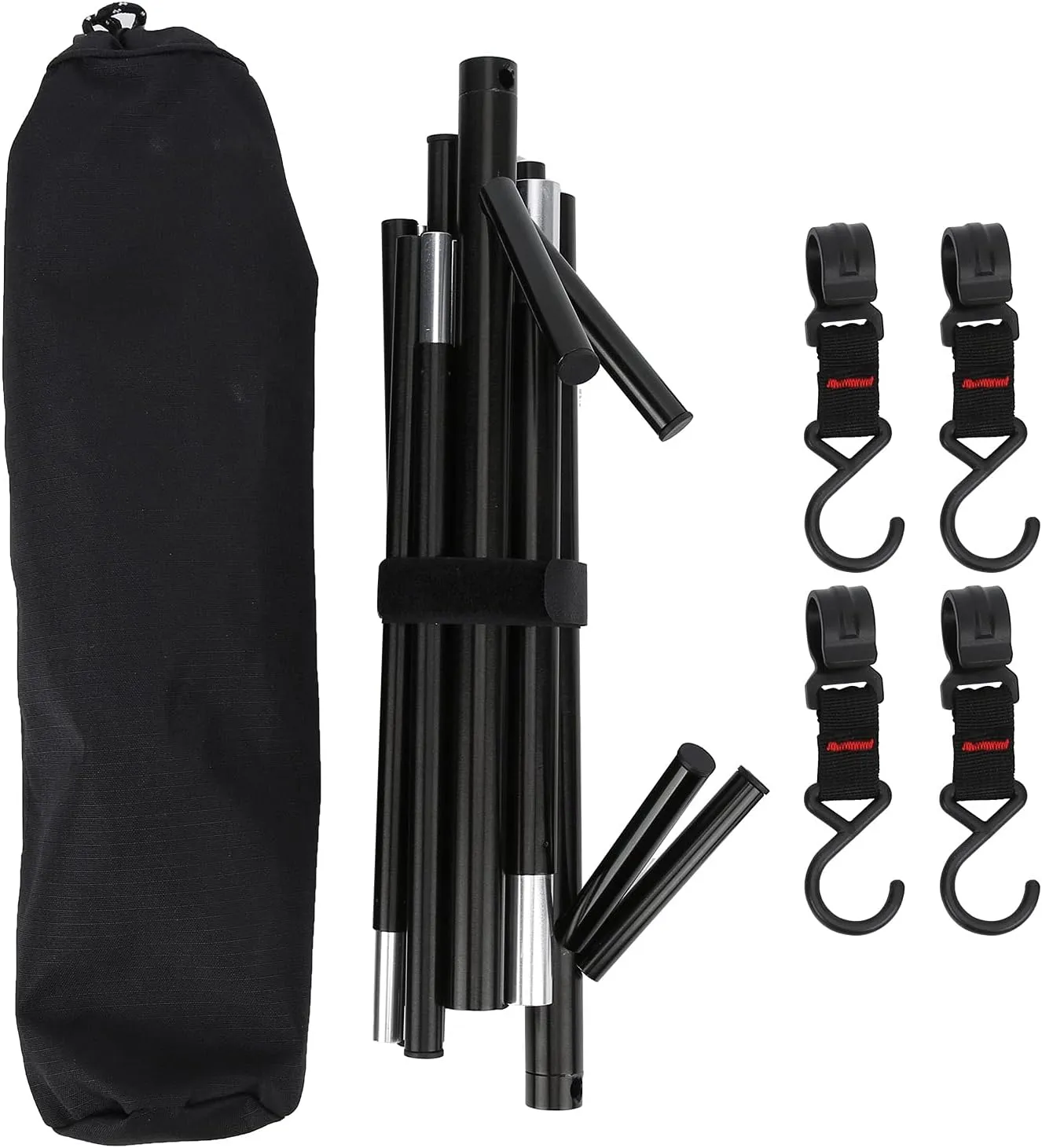 Topyond Portable Lightweight Tripod Drying Rack for Travel, Camping, and Outdoor Activities - Foldable Cookware Hanger and Storage Solution, Camping Essentials