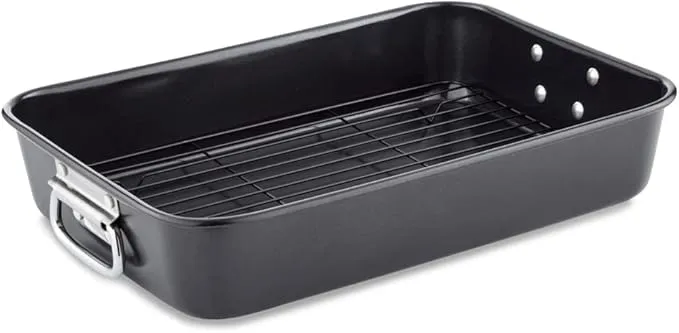 TOWER <BR>
Precision Plus Roaster with Rack <BR>
Black <BR>