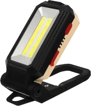 TOYANDONA Rechargeable Led Work Light with Magnetic Base Brightness Portable Flashlight for Car Repair Camping Emergency Use Dual Cob Light Sources for Enhanced Visibility