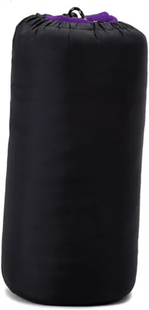 Toyvian Camping Sleeping Bag Outdoor Sleeping Bag Zipper Fleece Liner for Hiking