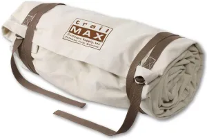 TrailMax Canvas Cavalry-Style Cowboy Bedroll; Premium Lined Sleeping Bag Cover; Durable 12oz Canvas; Comfy Flannel Liner; Winter Camping Sleeping Bed Roll; Cowboy Bed Roll for Camping