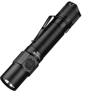 TrustFire T10R Flashlight High Lumens, 1800 Lumnen Rechargeable Flashlights 5 Modes Super Bright LED Tactical Flashlight IP68 Pocket EDC Flash Light for Camping, Emergency, Rescue, Hunting, Repair
