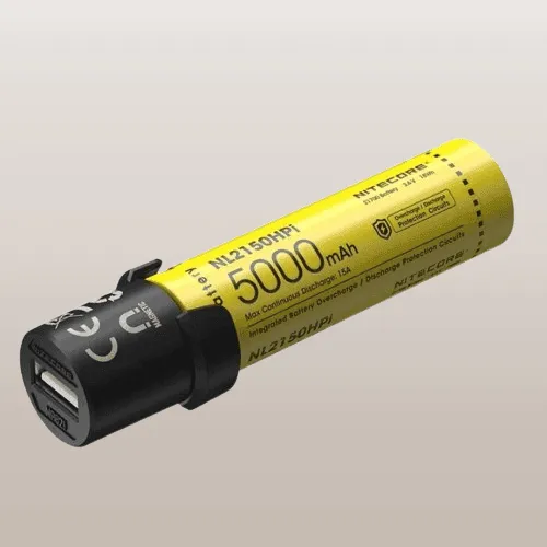 Ultra Bright Rechargeable Flashlight - Smart Battery Technology
