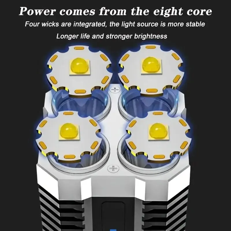 Ultra-Bright USB Rechargeable LED Flashlight