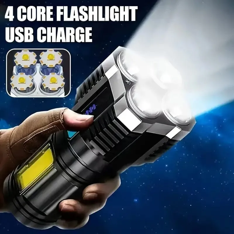 Ultra-Bright USB Rechargeable LED Flashlight