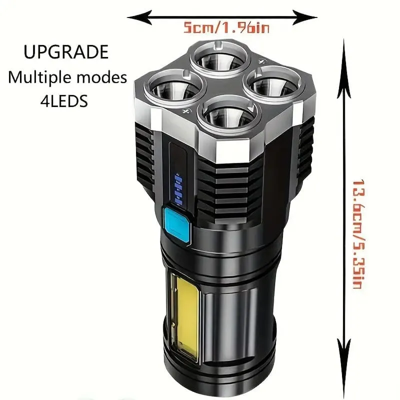 Ultra-Bright USB Rechargeable LED Flashlight