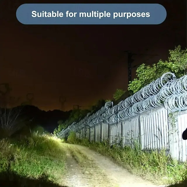 Ultra-Light USB Rechargeable HeadLamp with Magnet & Power Display - 3 Modes Portable & Bright for Night Work Hiking Camping Travel & Dog Walks (Batteries Included)