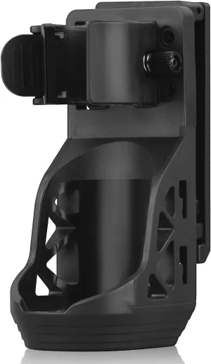 ULTRAFIRE Tactical Flashlight Holster, W66 Rotatable Flashlight Holster for Duty Belt, Flash Light Holder with Lever Side Lock System, Only Suitable for 0.9"-1.2" Diameter Flashlights