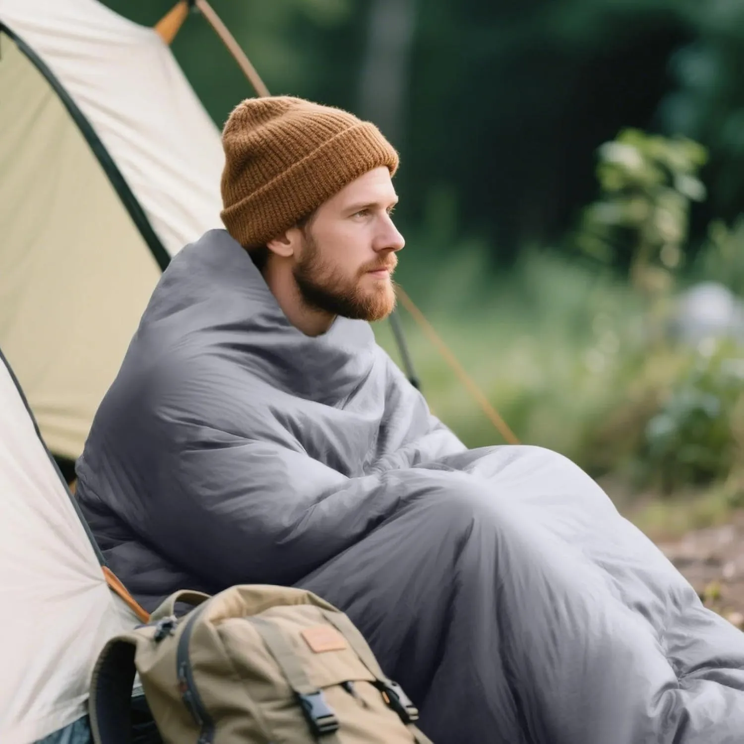 Ultralight 4.5oz Sleeping Bag Liner for Adults - Travel Sleep Sack & Sheets, Full-Length, Machine Washable, Comfy for Backpacking, Camping, Hotel & Hostels