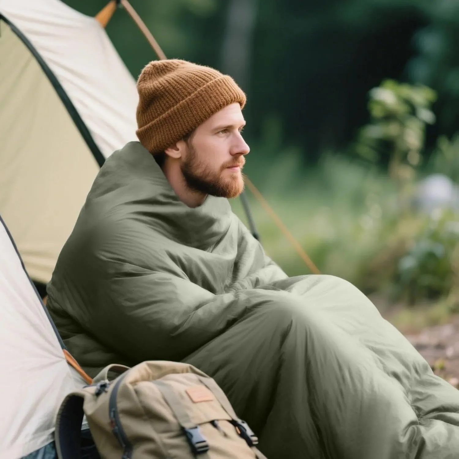 Ultralight 4.5oz Sleeping Bag Liner for Adults - Travel Sleep Sack & Sheets, Full-Length, Machine Washable, Comfy for Backpacking, Camping, Hotel & Hostels