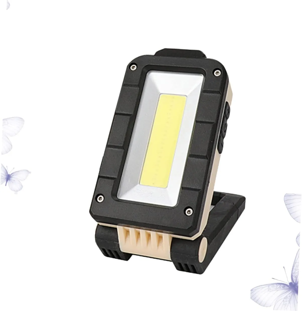 Uonlytech Work Flashlights Magnetic Flashlight Rechargeable Rechargable Flashlight Magnetic Torch Light Cob Inspection Lamp Magnetic Work Light Car Garage Light Car Repair Light Trouble Lamp