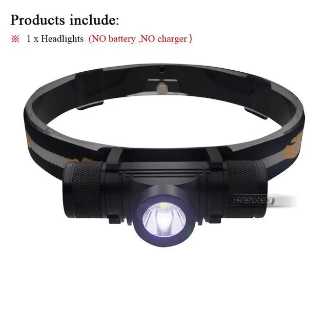USB led headlamp cree xm l2 headlight 18650 rechargeable battery flashlight Head torch led head light waterproof mining lanterna