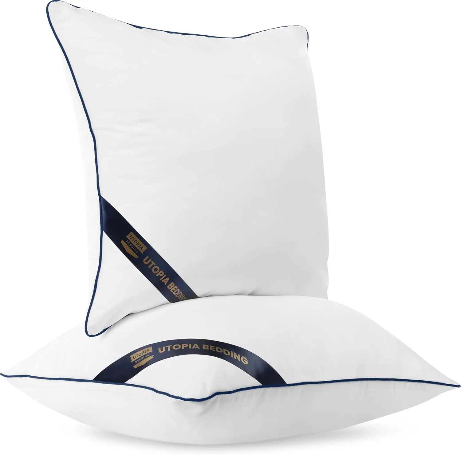 Utopia Bedding Throw Pillow Inserts (Pack of 2, White), 26 x 26 Inches Decorative Indoor Pillows for Sofa, Bed, Couch, Cushion Sham Stuffer