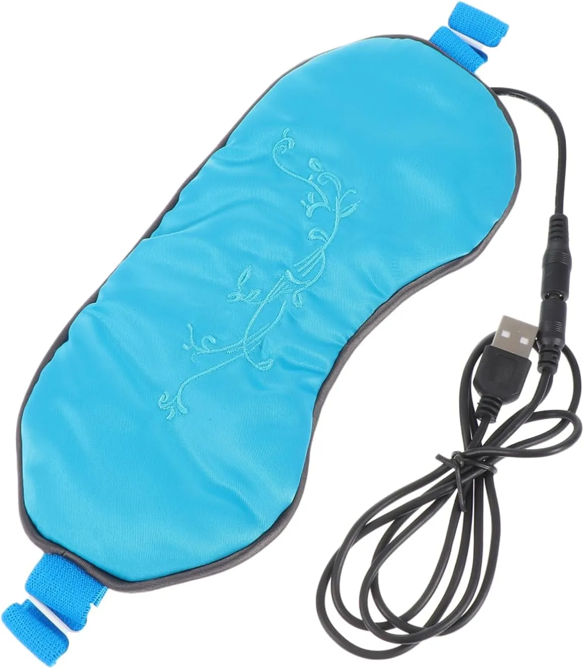 VALICLUD 3 pcs USB Steaming Sleep Eye Mask Comfortable Sleeping Eye for Travel Blocks Light Soft Fit for Long Distance Flights Blue