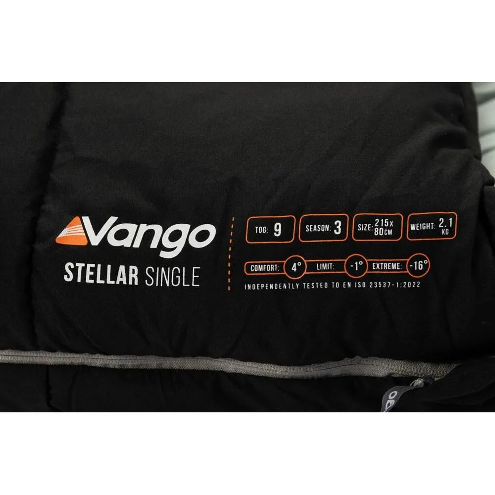 Vango Stellar Single Sleeping Bag Black