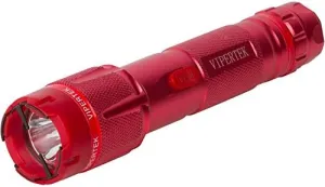 VIPERTEK VTS-T03 Aluminum Stun Gun for Self Defense Rechargeable with LED Flashlight