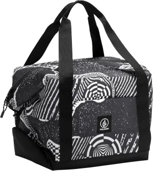 Volcom Out There Insulated Drink Cooler 14 Cans, Black/White
