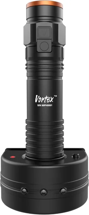 Vortex TX200 Emergency Signal Rechargeable USB Wall Mount Charging Dock 7/24 Dual Switch Base Mini-USB Charging Dimming Tactical Function Handheld Traffic Wand Tripod Compatible Flashlight
