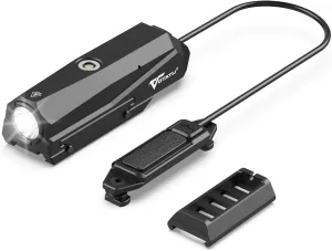 VOTATU PL50S 1450 Lumens Weapon Light with Pressure Switch, Rechargeable Picatinny Flashlight for Rifle, Magnetic USB Rechargeable, Tactical High/Low Modes