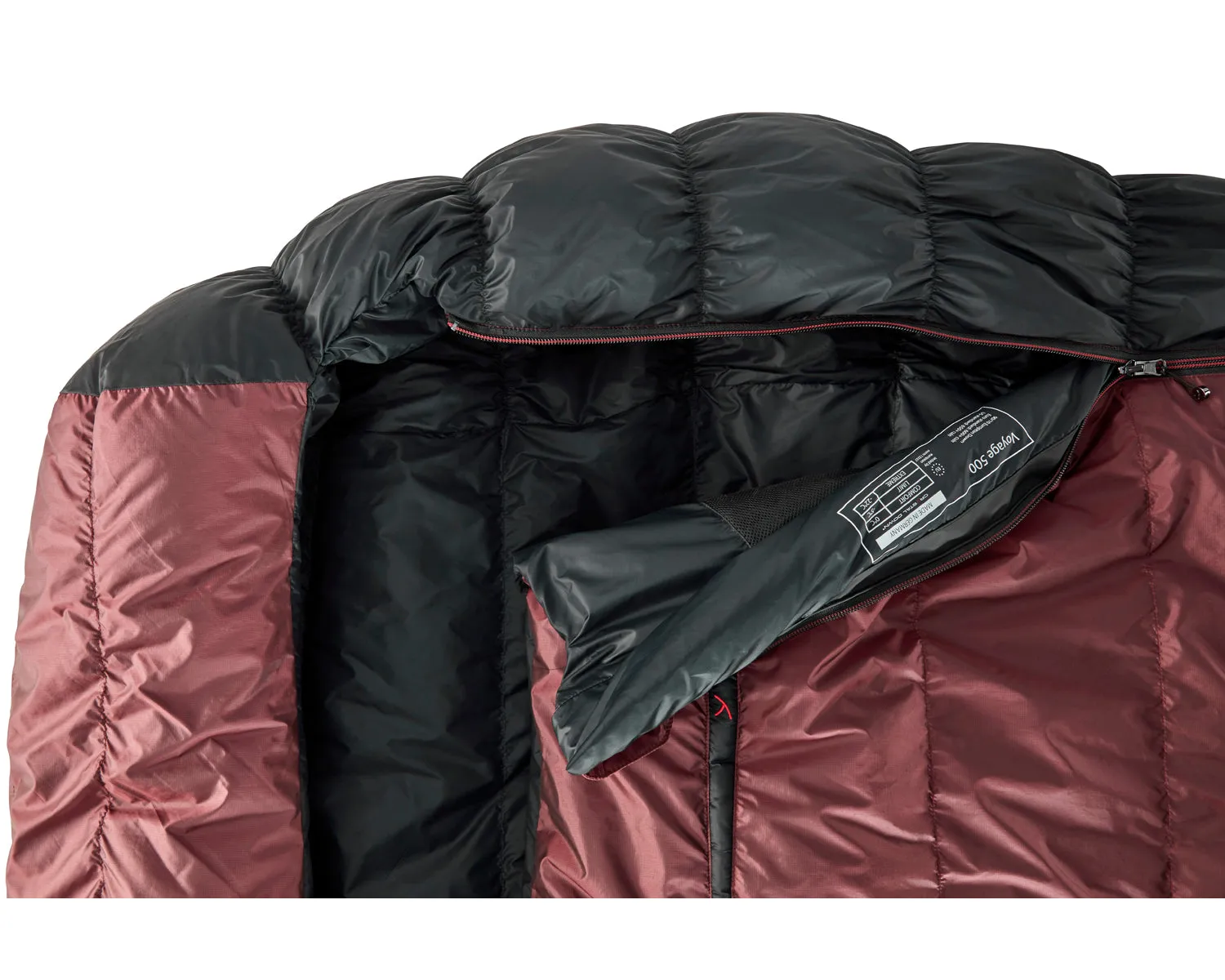 Voyage 500 Sleeping Bag - Left Zip | Ribbon Red