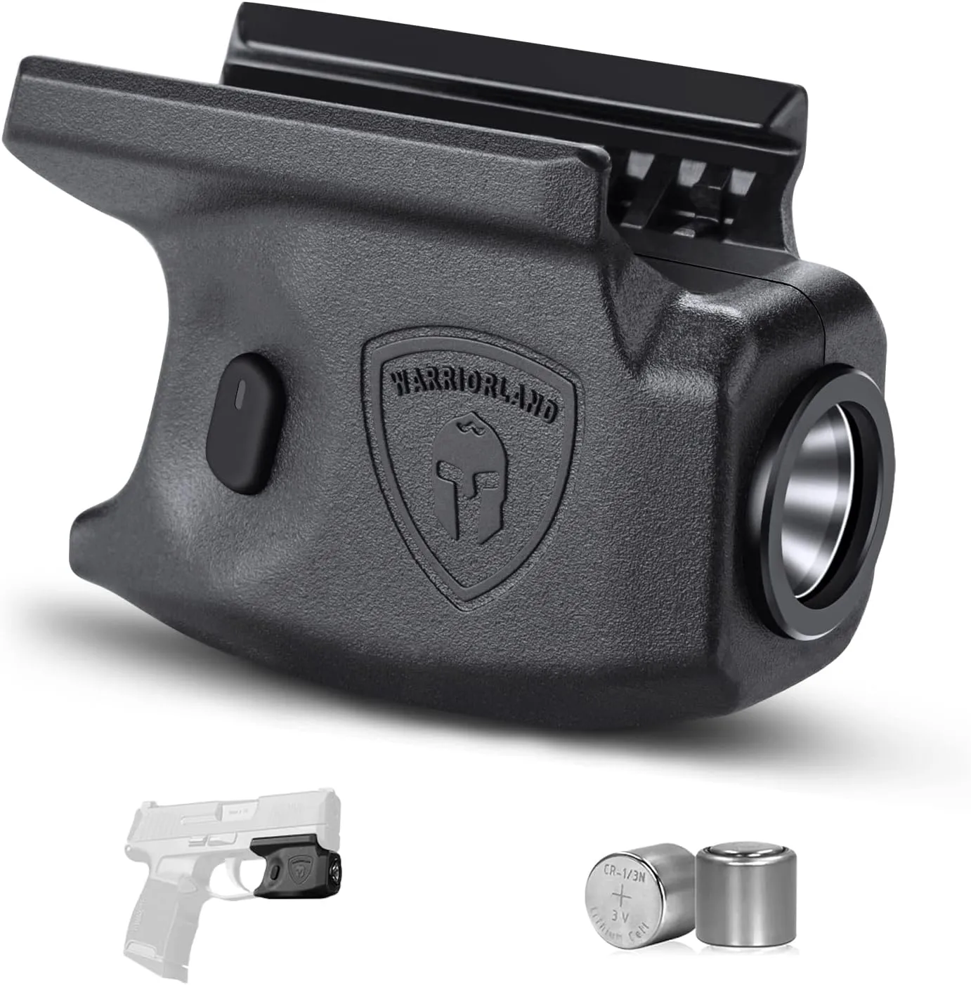 WARRIORLAND Mini Gun Light Compatible with Sig Sauer P365 / P365X / P365 XL Pistol, 150 Lumens Rail Mount LED Tactical Flashlight