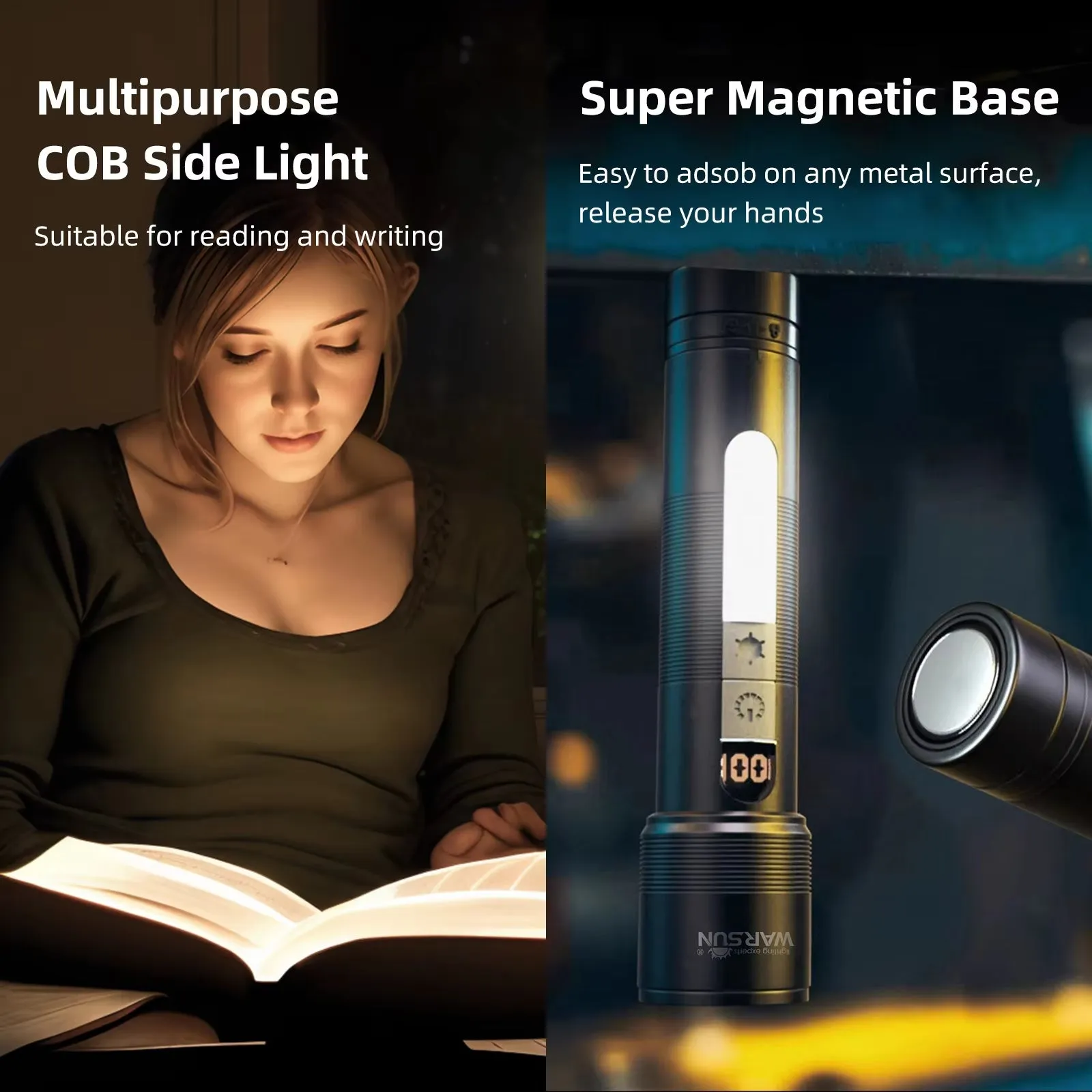WARSUN T800 LED Tactical Flashlight