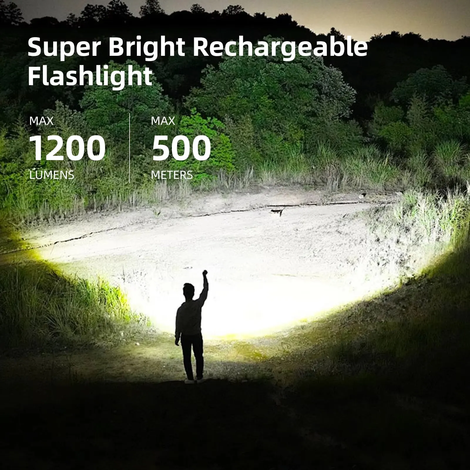 WARSUN T800 LED Tactical Flashlight