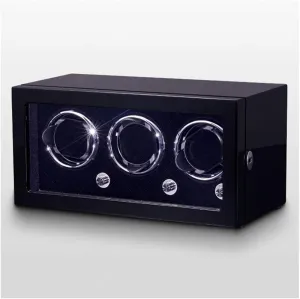 Watch Storage Box Luxury Watch Winder 5 Rotation Modes Silent Motor Transparent Acrylic Door, Battery Powered or AC Adapter Watch Display Storage Box