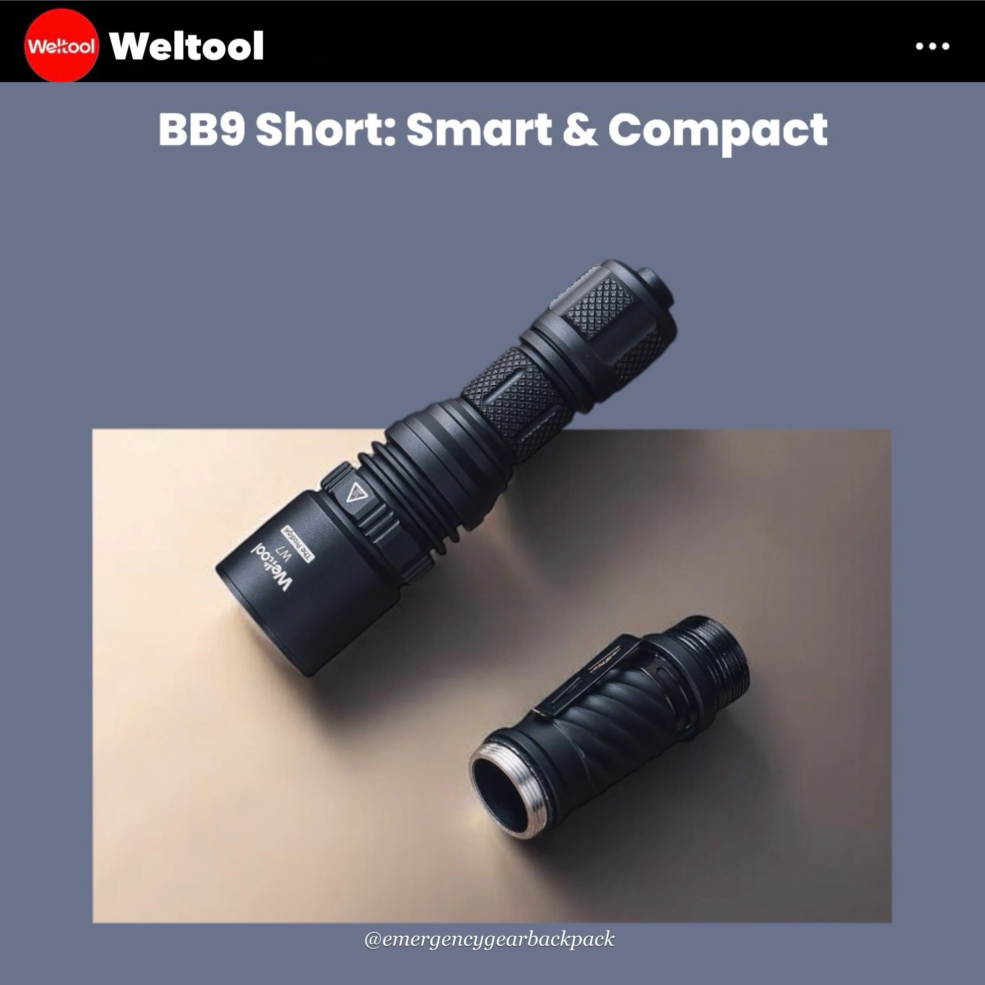 Weltool BB9 Short Body for W3Pro/ W3Plus/ W7/ T8Plus
