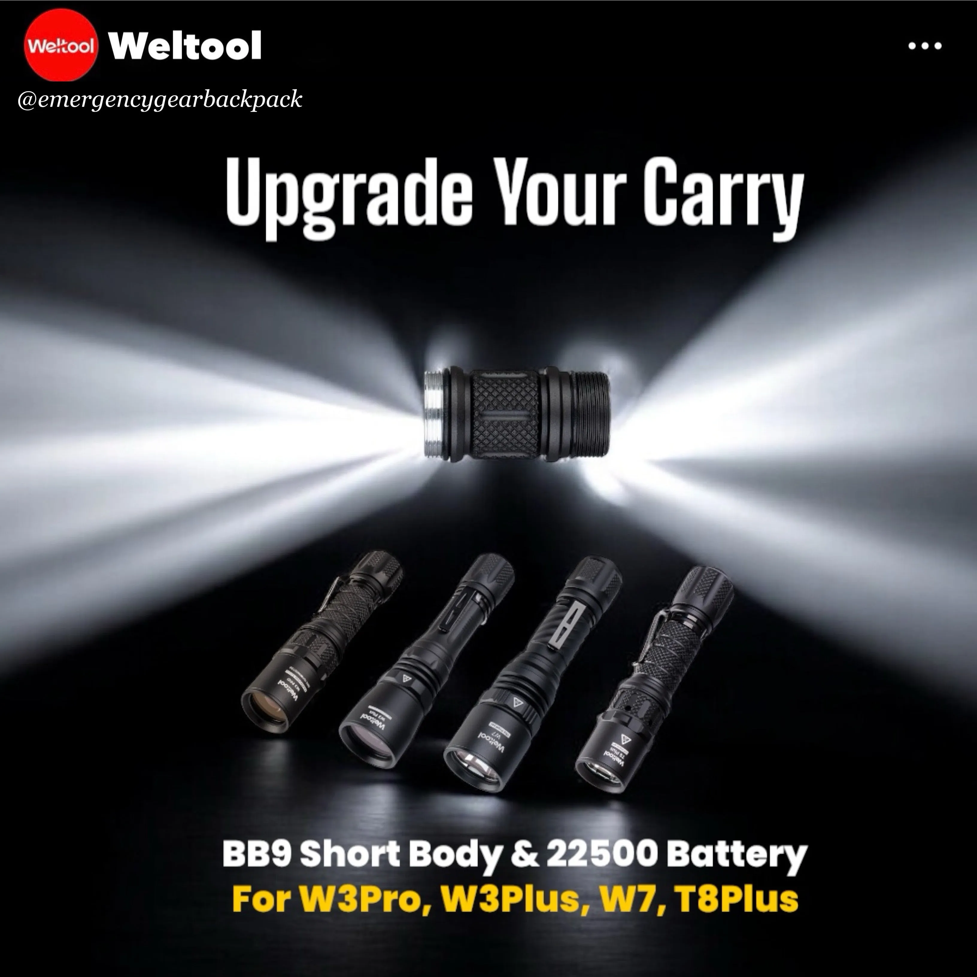 Weltool BB9 Short Body for W3Pro/ W3Plus/ W7/ T8Plus