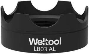 Weltool LB03 AL Tactical Cap Strike Crenulated Bezel Upgrade Compatible with Maglite C or D or ML300 Models
