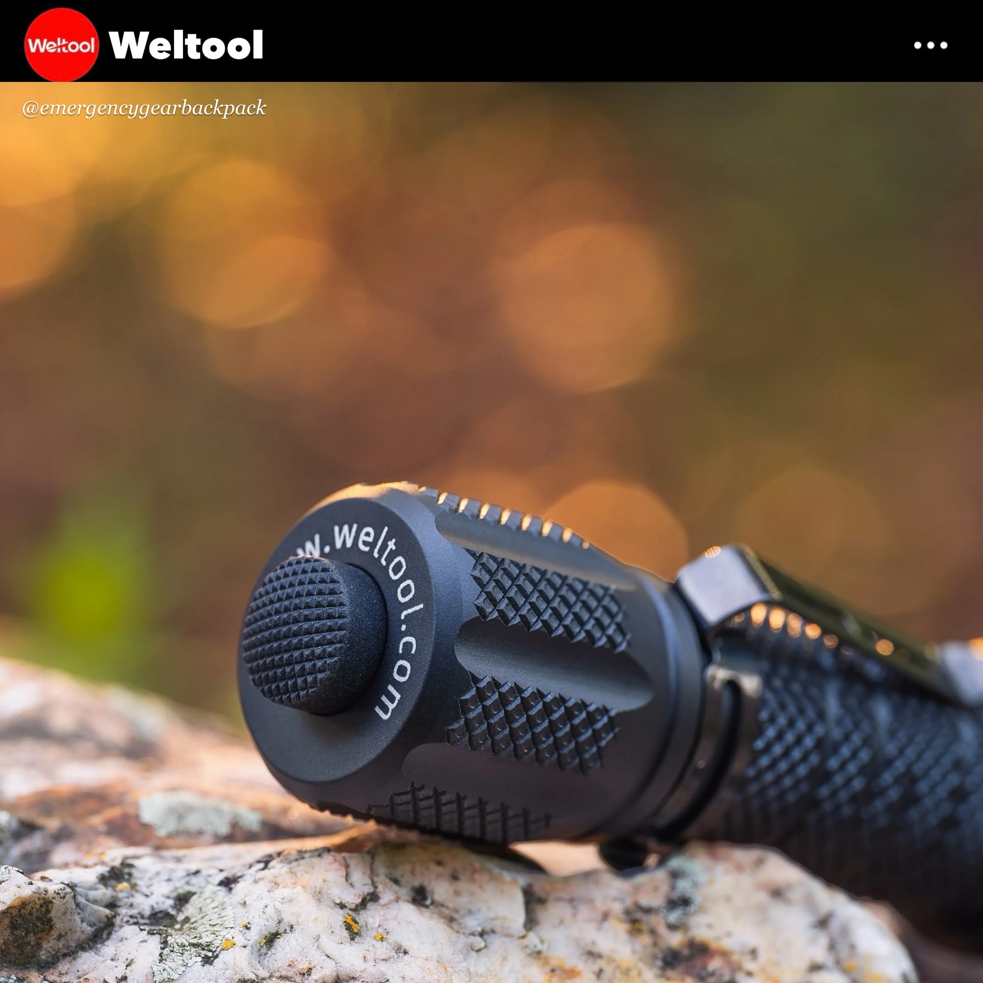 Weltool T8Plus TAC Tactical Flashlight 2180 Lumens 636M