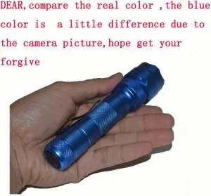 WF-502B Single Mode 10W LED Bulb 1200 Lumen Mini Portable Tactical Handheld Flashlight Torch Lamp with Clip (Blue)