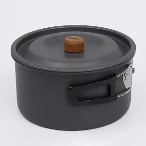 WHYATT Camping Cookware, Non-Stick Lightweight Camping Pot and Fry Pan Set for Camping, Backpacking, Outdoor Cooking and Picnic